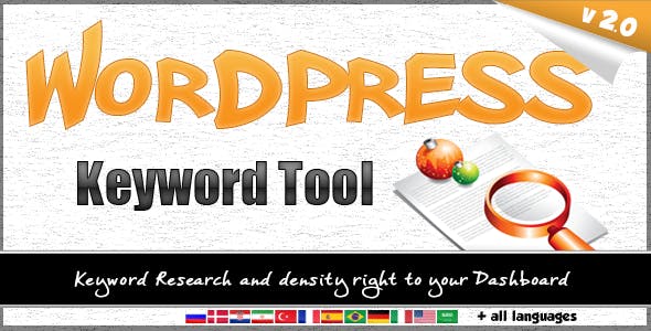 Wordpress Keyword Tool Plugin